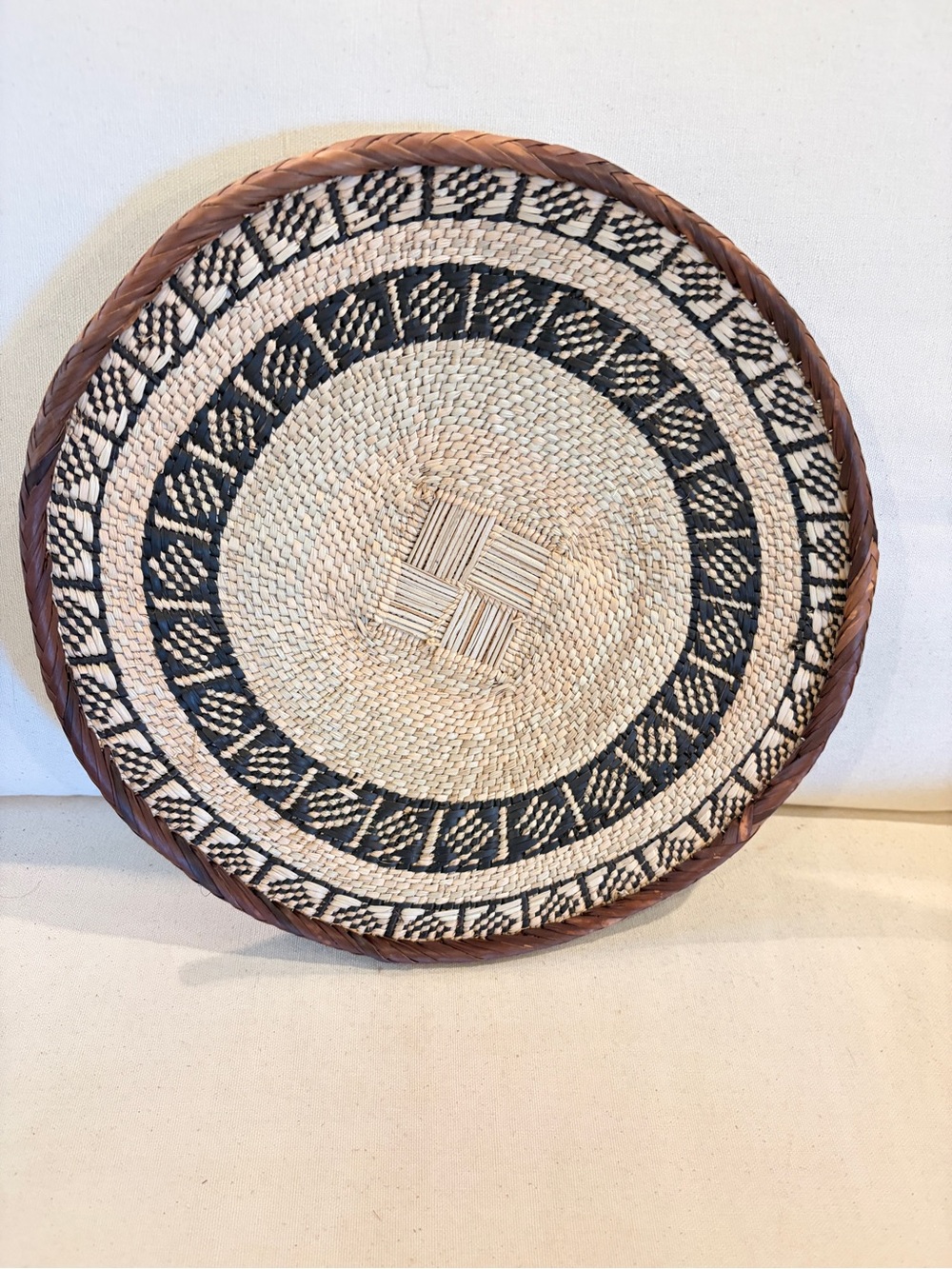 NEW Africa Woven Basket. Made by the Binga people of Zambia/Zimbabwe